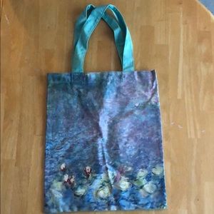 Pastel Monet Water Lily Tote